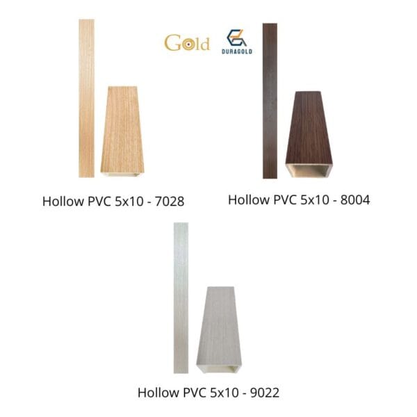 Hollow PVC 5x10