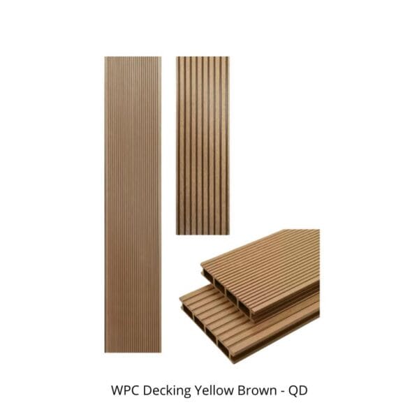 WPC Decking Yellow Brown - QD