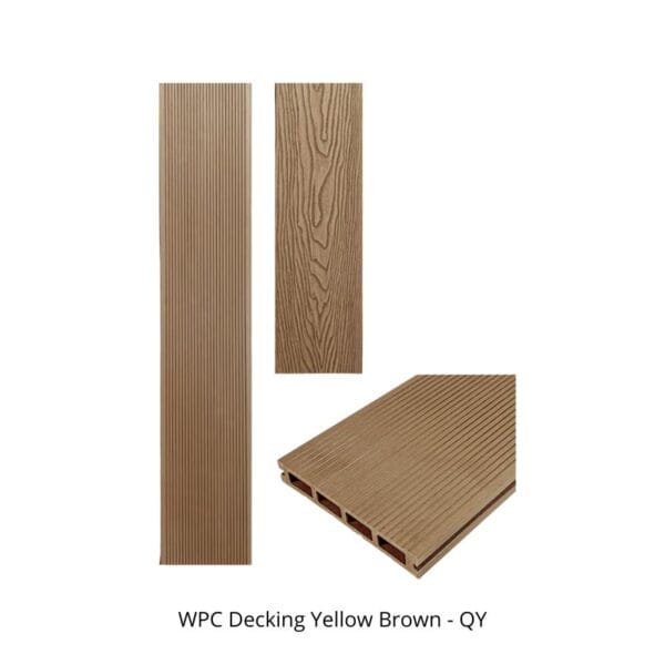 WPC Decking Yellow Brown - QY