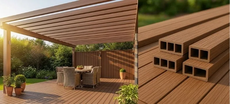 WPC Decking Solid <span style="color: #CE9E50">Discount 20%</span>
